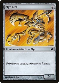 Alpha Myr (Spanish) - "Myr alfa", Magic Encyclopedia 2011 (Salvat)