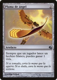 Angel's Feather (Spanish) - "Pluma de angel", Magic Encyclopedia 2011 (Salvat)
