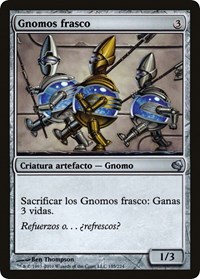Bottle Gnomes (Spanish) - "Gnomos frasco", Magic Encyclopedia 2011 (Salvat)