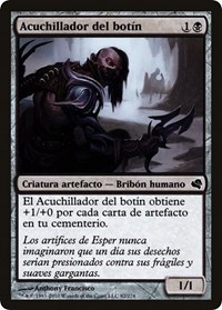 Salvage Slasher (Spanish) - "Acuchillador del botin", Magic Encyclopedia 2011 (Salvat)