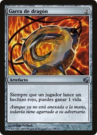 Dragon's Claw (Spanish) - "Garra de dragon", Magic Encyclopedia 2011 (Salvat)