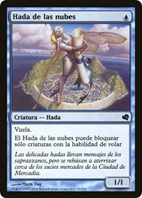Cloud Sprite (Spanish) - "Hada de las nubes", Magic Encyclopedia 2011 (Salvat)