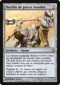 Loxodon Warhammer (Spanish) - "Martillo de guerra loxodon", Magic Encyclopedia 2011 (Salvat)