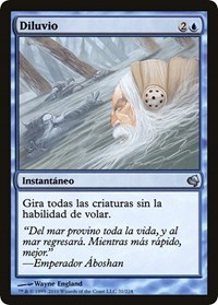 Deluge (Spanish) - "Diluvio", Magic Encyclopedia 2011 (Salvat)