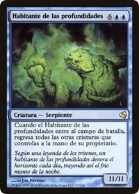 Denizen of the Deep (Spanish) - "Habitante de las profundidades", Magic Encyclopedia 2011 (Salvat)
