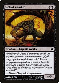 Zombie Goliath (Spanish) - "Goliat zombie", Magic Encyclopedia 2011 (Salvat)