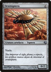 Ornithopter (Spanish) - "Ornitoptero", Magic Encyclopedia 2011 (Salvat)