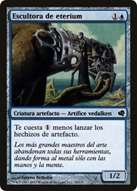 Etherium Sculptor (Spanish) - "Escultor de eterium", Magic Encyclopedia 2011 (Salvat)