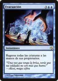 Evacuation (Spanish) - "Evacuacion", Magic Encyclopedia 2011 (Salvat)