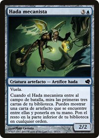 Faerie Mechanist (Spanish) - "Hada mecanista", Magic Encyclopedia 2011 (Salvat)