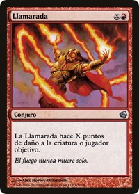 Blaze (Spanish) - "Llamarada", Magic Encyclopedia 2011 (Salvat)