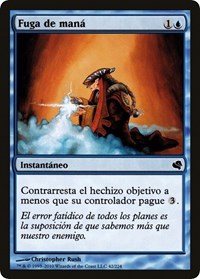 Mana Leak (Spanish) - "Fuga de mana", Magic Encyclopedia 2011 (Salvat)