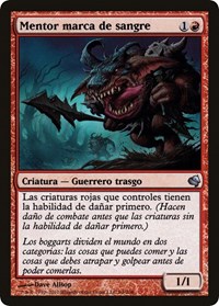 Bloodmark Mentor (Spanish) - "Mentor marca de sangre", Magic Encyclopedia 2011 (Salvat)