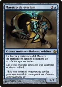 Master of Etherium (Spanish) - "Maestro de eterium", Magic Encyclopedia 2011 (Salvat)