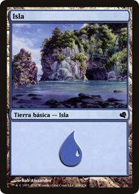 Island (Spanish) - "Isla" (209), Magic Encyclopedia 2011 (Salvat)