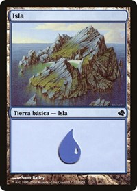 Island (Spanish) - "Isla" (211), Magic Encyclopedia 2011 (Salvat)