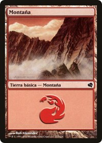 Mountain (Spanish) - "Montana" (217), Magic Encyclopedia 2011 (Salvat)