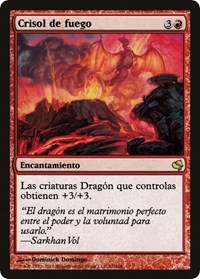 Crucible of Fire (Spanish) - "Crisol de fuego", Magic Encyclopedia 2011 (Salvat)
