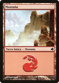 Mountain (Spanish) - "Montana" (220), Magic Encyclopedia 2011 (Salvat)