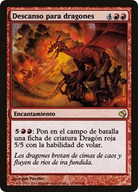 Dragon Roost (Spanish) - "Descanso para dragones", Magic Encyclopedia 2011 (Salvat)