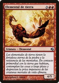 Earth Elemental (Spanish) - "Elemental de tierra", Magic Encyclopedia 2011 (Salvat)