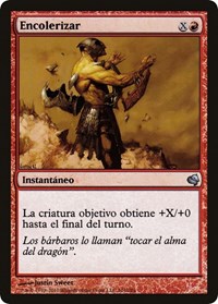 Enrage (Spanish) - "Encolerizar", Magic Encyclopedia 2011 (Salvat)
