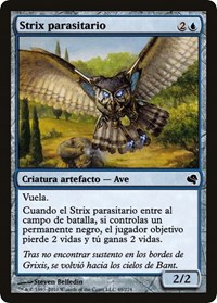 Parasitic Strix (Spanish) - "Strix parasitario", Magic Encyclopedia 2011 (Salvat)