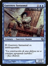 Phantom Warrior (Spanish) - "Guerrero fantasmal", Magic Encyclopedia 2011 (Salvat)