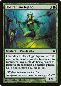 Farhaven Elf (Spanish) - "Elfo refugio lejano", Magic Encyclopedia 2011 (Salvat)