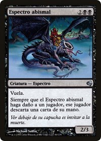 Abyssal Specter (Spanish) - "Espectro abismal", Magic Encyclopedia 2011 (Salvat)