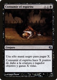 Consume Spirit (Spanish) - "Consumir el espiritu", Magic Encyclopedia 2011 (Salvat)