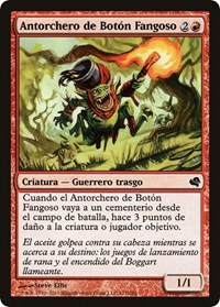 Mudbutton Torchrunner (Spanish) - "Antorchero de Boton Fangoso", Magic Encyclopedia 2011 (Salvat)