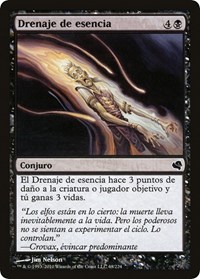 Essence Drain (Spanish) - "Drenaje de esencia", Magic Encyclopedia 2011 (Salvat)