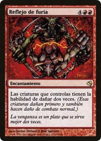 Rage Reflection (Spanish) - "Reflejo de furia", Magic Encyclopedia 2011 (Salvat)