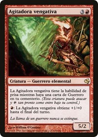 Vengeful Firebrand (Spanish) - "Agitadora vengativa", Magic Encyclopedia 2011 (Salvat)