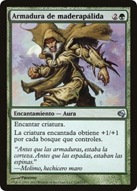 Blanchwood Armor (Spanish) - "Armadura de maderapalida", Magic Encyclopedia 2011 (Salvat)