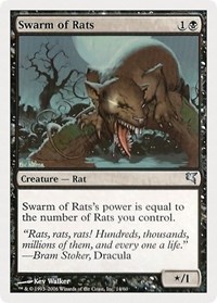 Swarm of Rats (14), Magic Encyclopedia 2005 (Salvat/Hachette)