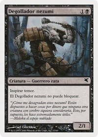 Nezumi Cutthroat (Spanish) - "Degollador nezumi" (A17), Magic Encyclopedia 2005 (Salvat/Hachette)