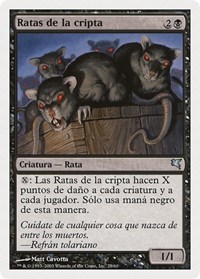 Crypt Rats (Spanish) - "Ratas de la cripta", Magic Encyclopedia 2005 (Salvat/Hachette)