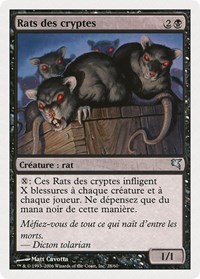 Crypt Rats (French) - "Rats des cryptes", Magic Encyclopedia 2005 (Salvat/Hachette)