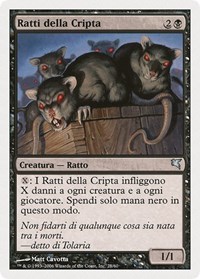 Crypt Rats (Italian) - "Ratti della Cripta", Magic Encyclopedia 2005 (Salvat/Hachette)