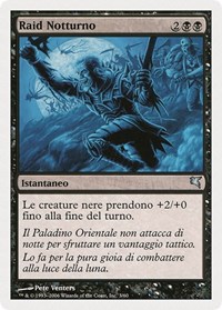 Nocturnal Raid (Italian) - "Raid Notturno", Magic Encyclopedia 2005 (Salvat/Hachette)
