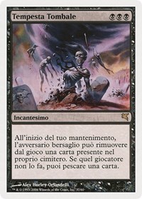 Gravestorm (Italian) - "Tempesta Tombale", Magic Encyclopedia 2005 (Salvat/Hachette)