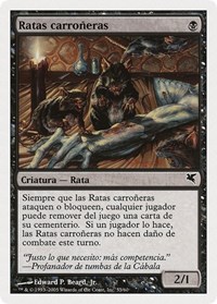 Carrion Rats (Spanish) - "Ratas carroneras" (A53), Magic Encyclopedia 2005 (Salvat/Hachette)