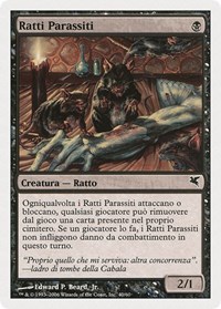 Carrion Rats (Italian) - "Ratti Parassiti" (A40), Magic Encyclopedia 2005 (Salvat/Hachette)