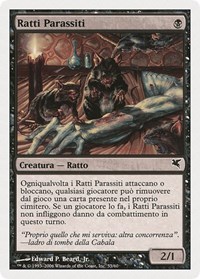 Carrion Rats (Italian) - "Ratti Parassiti" (A53), Magic Encyclopedia 2005 (Salvat/Hachette)