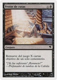 Rats' Feast (Spanish) - "Festin de ratas" (A55), Magic Encyclopedia 2005 (Salvat/Hachette)