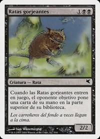 Chittering Rats (Spanish) - "Ratas gorjeantes" (A5), Magic Encyclopedia 2005 (Salvat/Hachette)