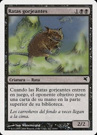 Chittering Rats (Spanish) - "Ratas gorjeantes" (A19), Magic Encyclopedia 2005 (Salvat/Hachette)
