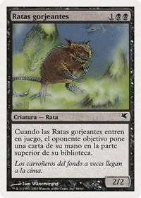 Chittering Rats (Spanish) - "Ratas gorjeantes" (A54), Magic Encyclopedia 2005 (Salvat/Hachette)